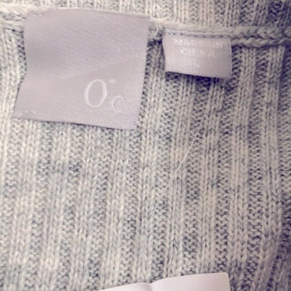 Zero Degrees Turtleneck Sleeveless Sweater Light Grey Size L, NWT $178.00 - Picture 6 of 9